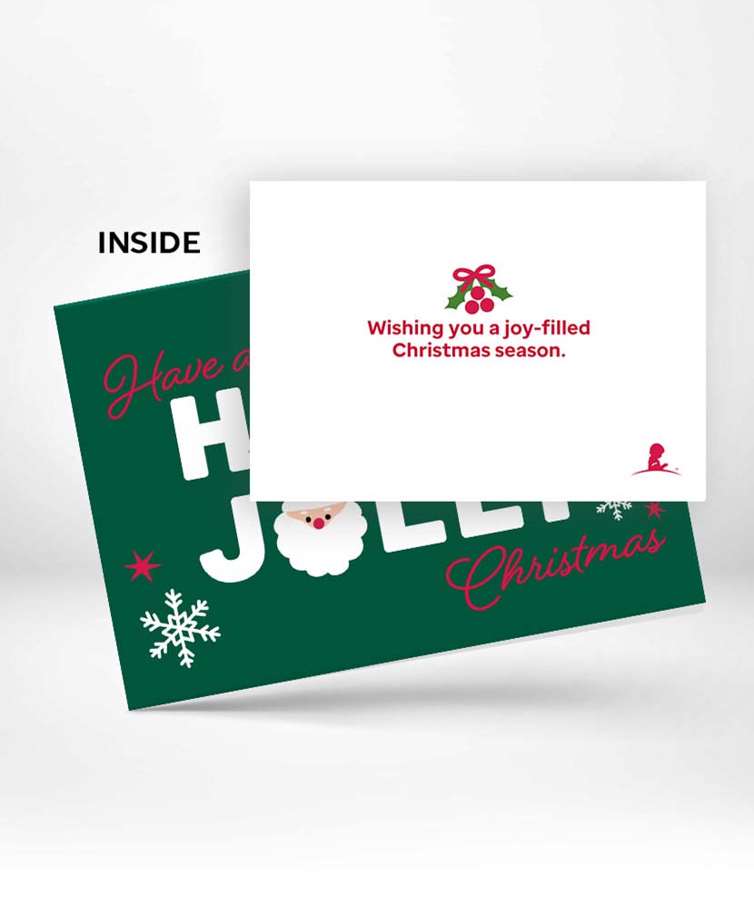 Primary image Have a Holly Jolly Christmas Holiday Card - 10 pk